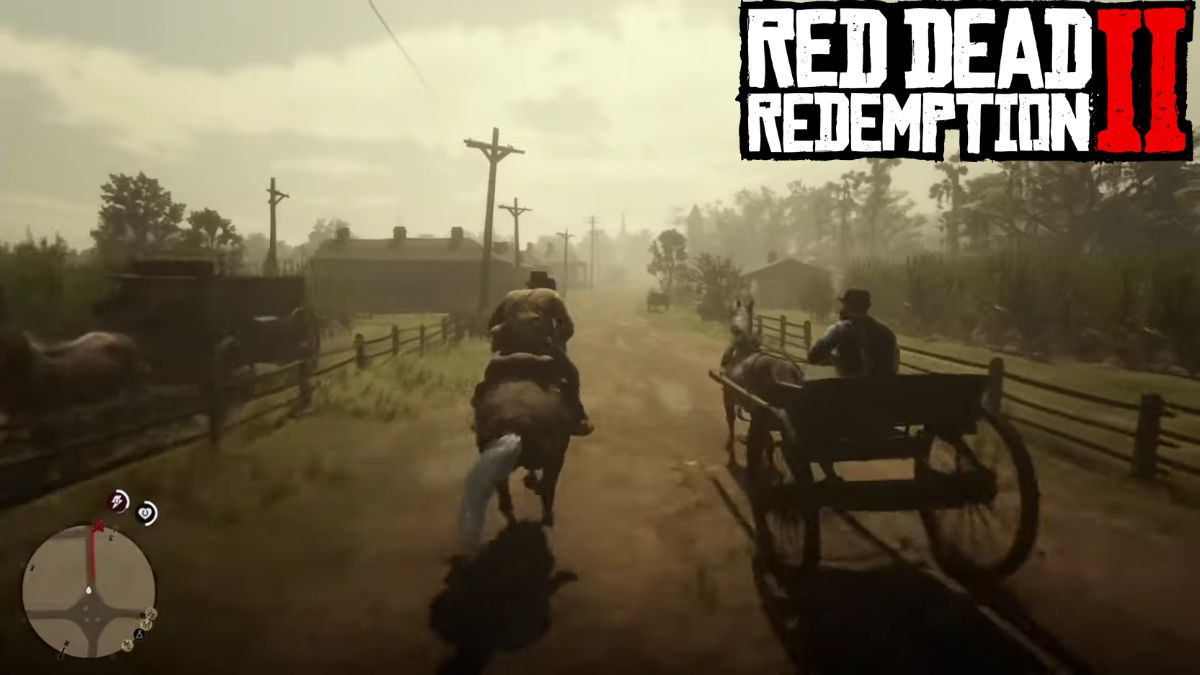 Red Dead Redemption 2 Riding through the countryside