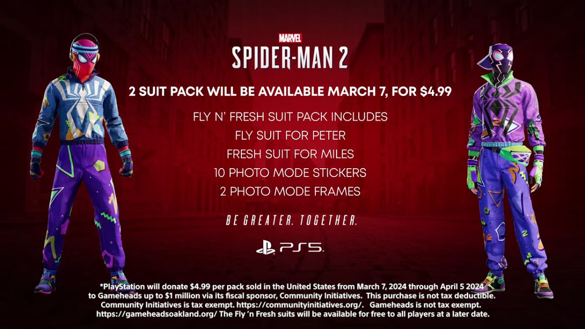 Marvel’s Spider-Man 2 Two Suit Pack