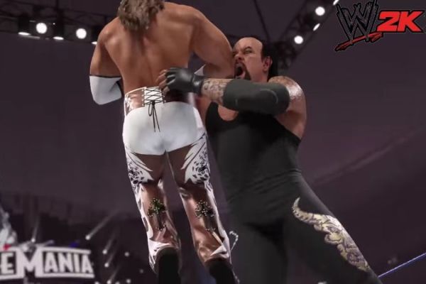 WWE 2K24 Shawn Michaels vs The Undertaker at WrestleMania