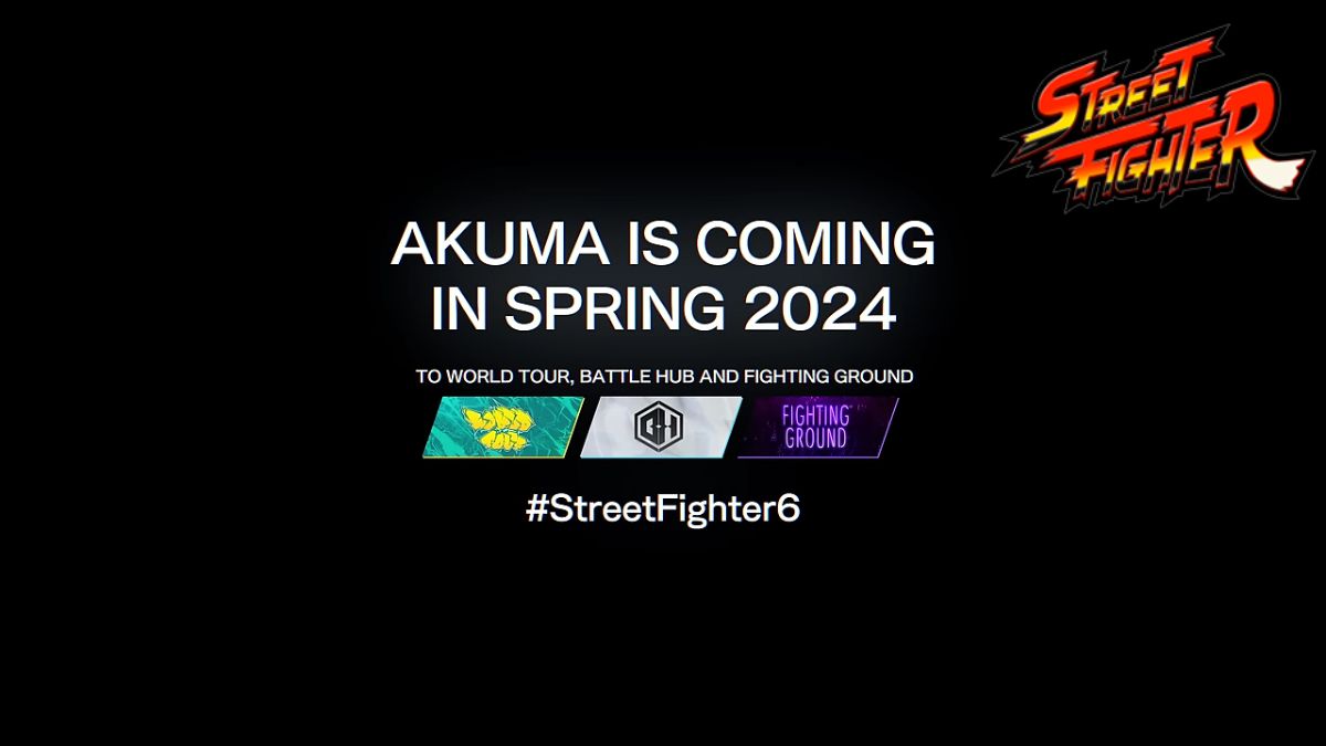 Akuma Arrives in Spring 2024 to Street Fighter 6