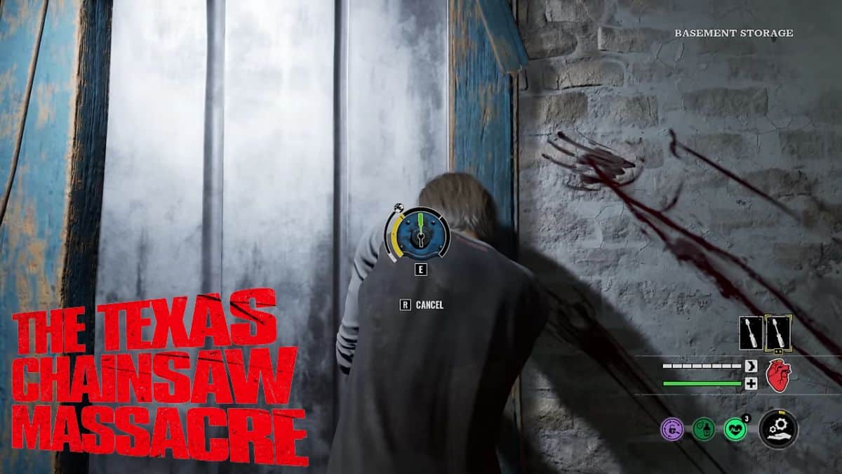 The Texas Chainsaw Massacre Game - Unlocking a door in Basement Storage