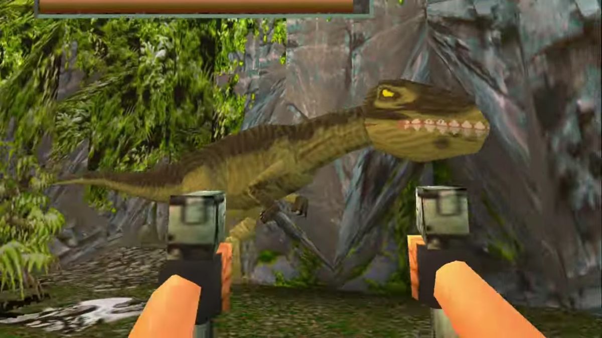 Tomb Raider VR Beta Gameplay - Lara Croft Vs T-Rex