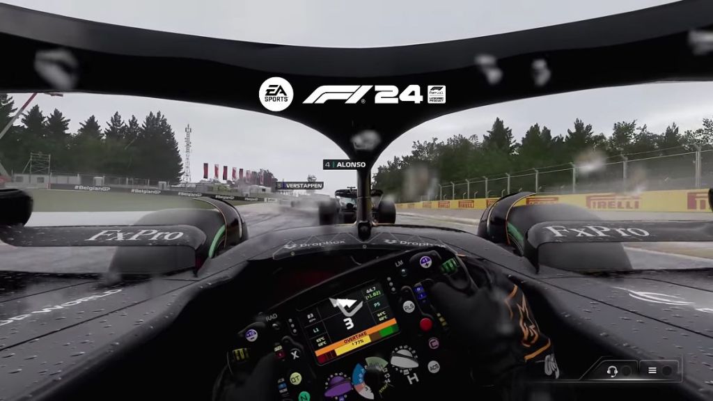 F1 24 First-Person Camera Gameplay