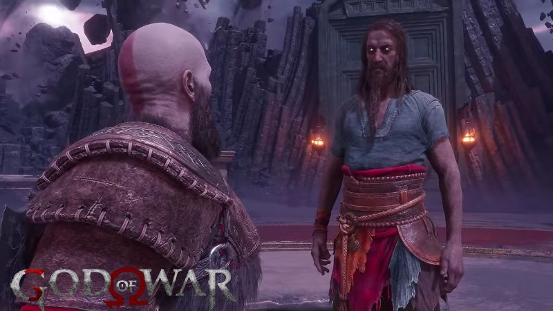 God of War Ragnarök Valhalla - Kratos with Týr