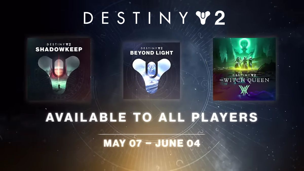 Destiny 2 Free Access to Expansions