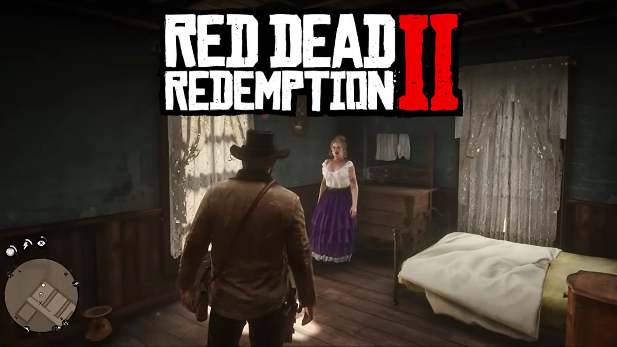 Red Dead Redemption 2 - Arthur Talking to a woman