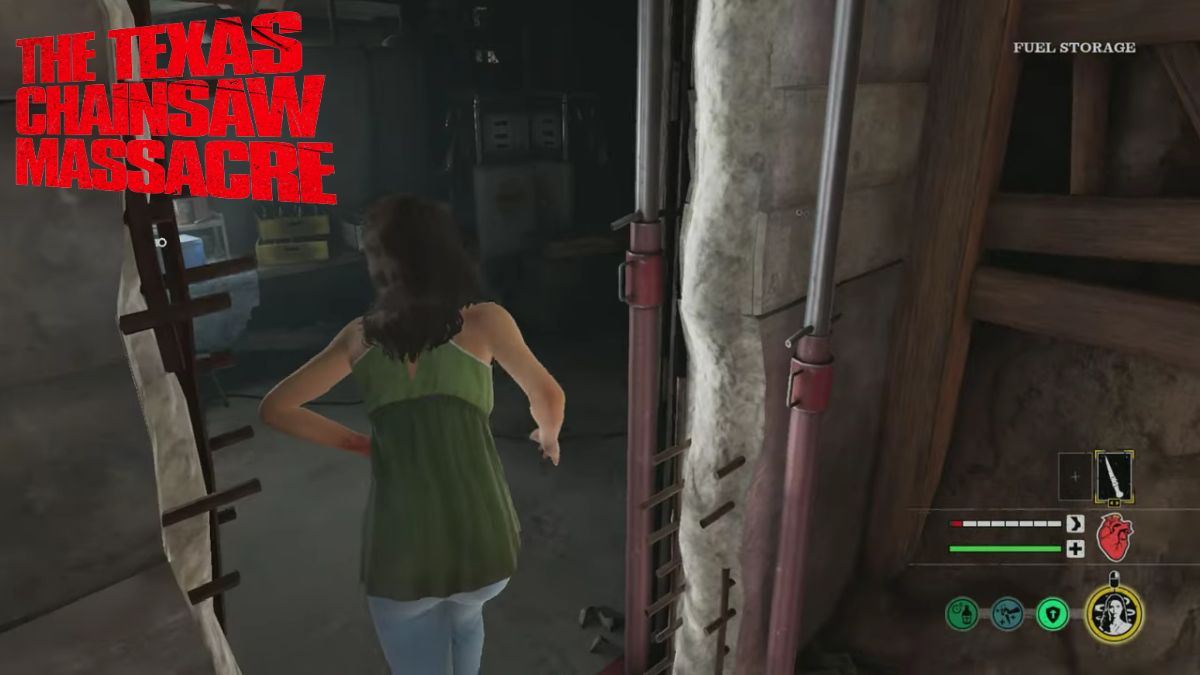 The Texas Chainsaw Massacre Ana Gameplay in Fuel Storage area