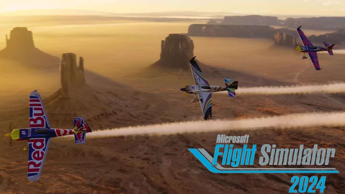 Microsoft Flight Simulator 2024 planes flying