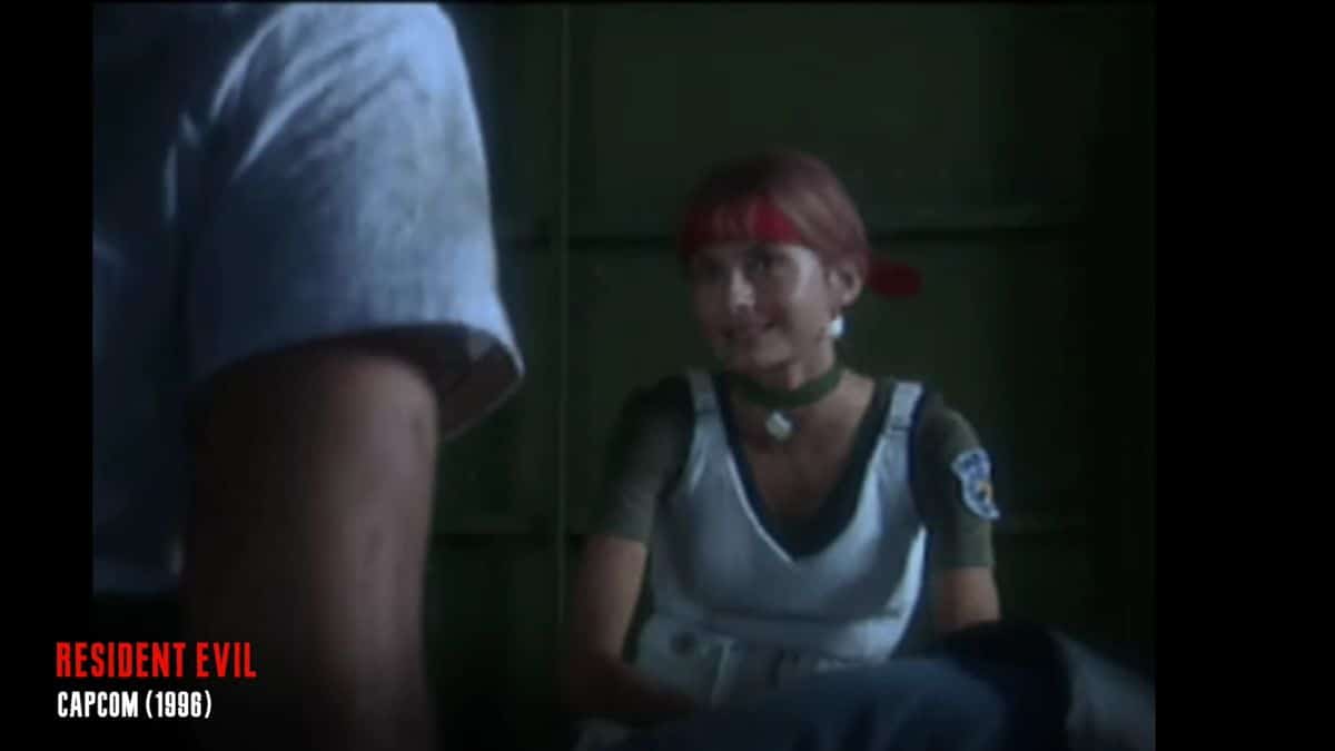 Resident Evil 1996 Original Cast Rebecca Chambers and Barry Burton