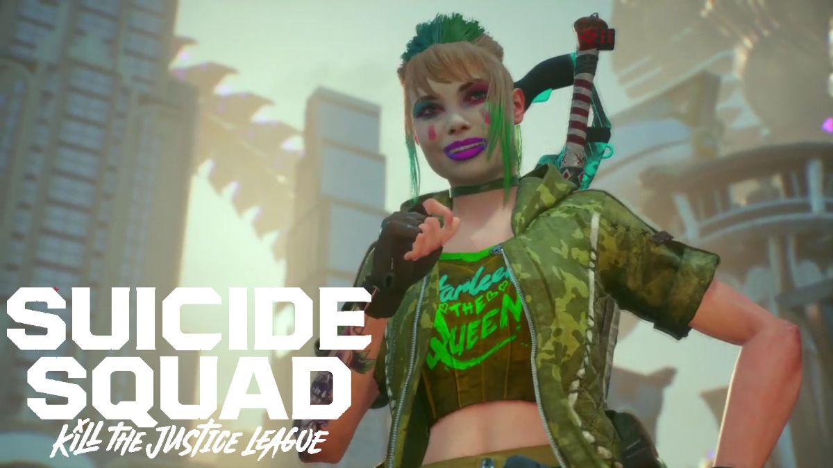 Suicide Squad Kill The Justice League Harley Quinn laughing