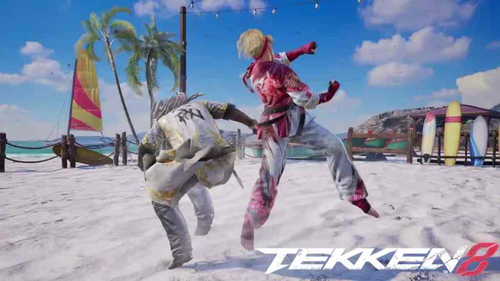 Tekken 8 Lidia Sobieska Fighting on new Seaside Resort beach stage