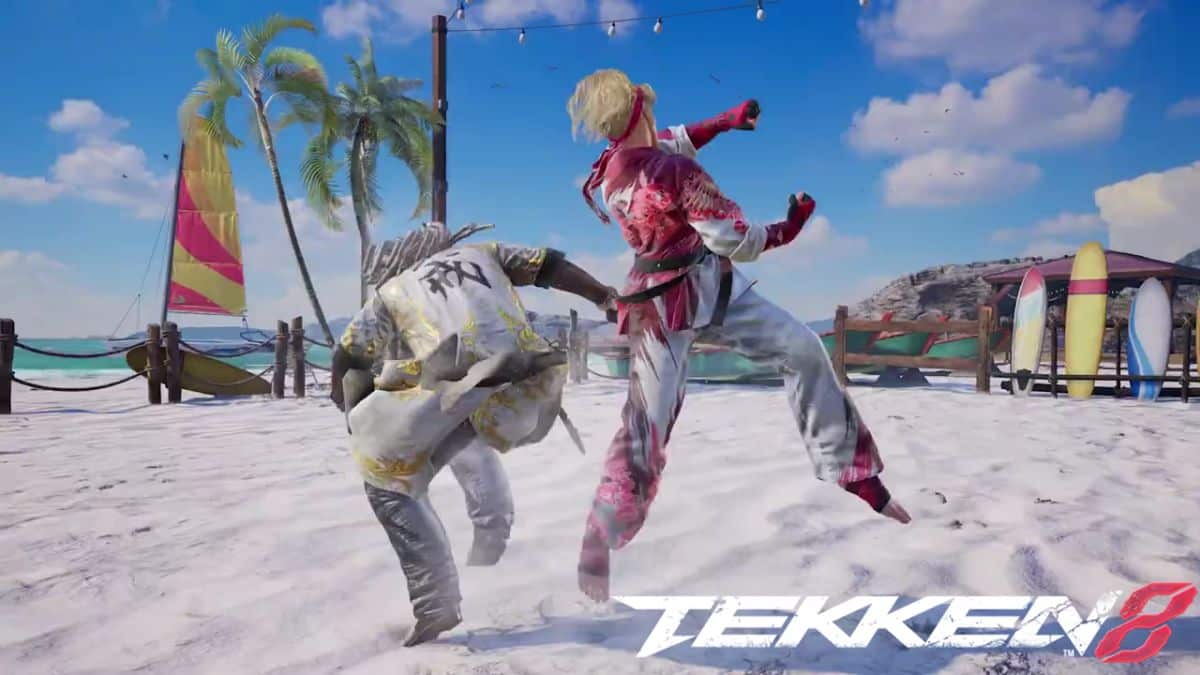 Tekken 8 Lidia Sobieska Fighting on new Seaside Resort beach stage
