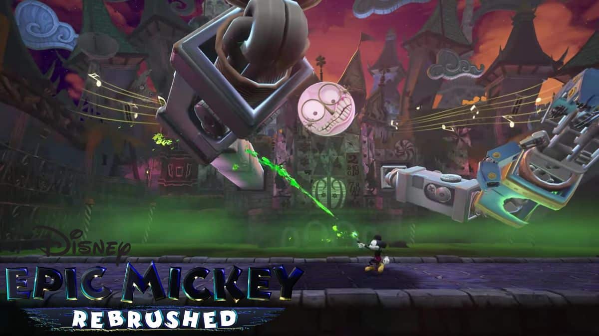 Disney Epic Mickey Rebrushed - Fight against the Clock Tower