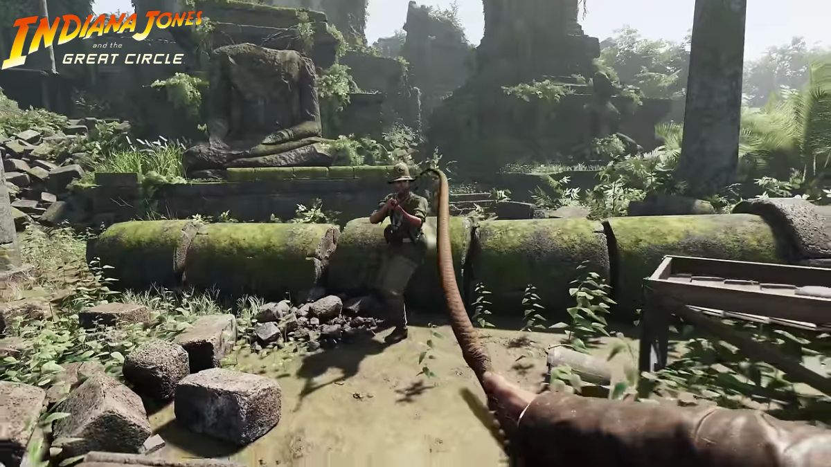 Indiana Jones and the Great Circle first-person gameplay