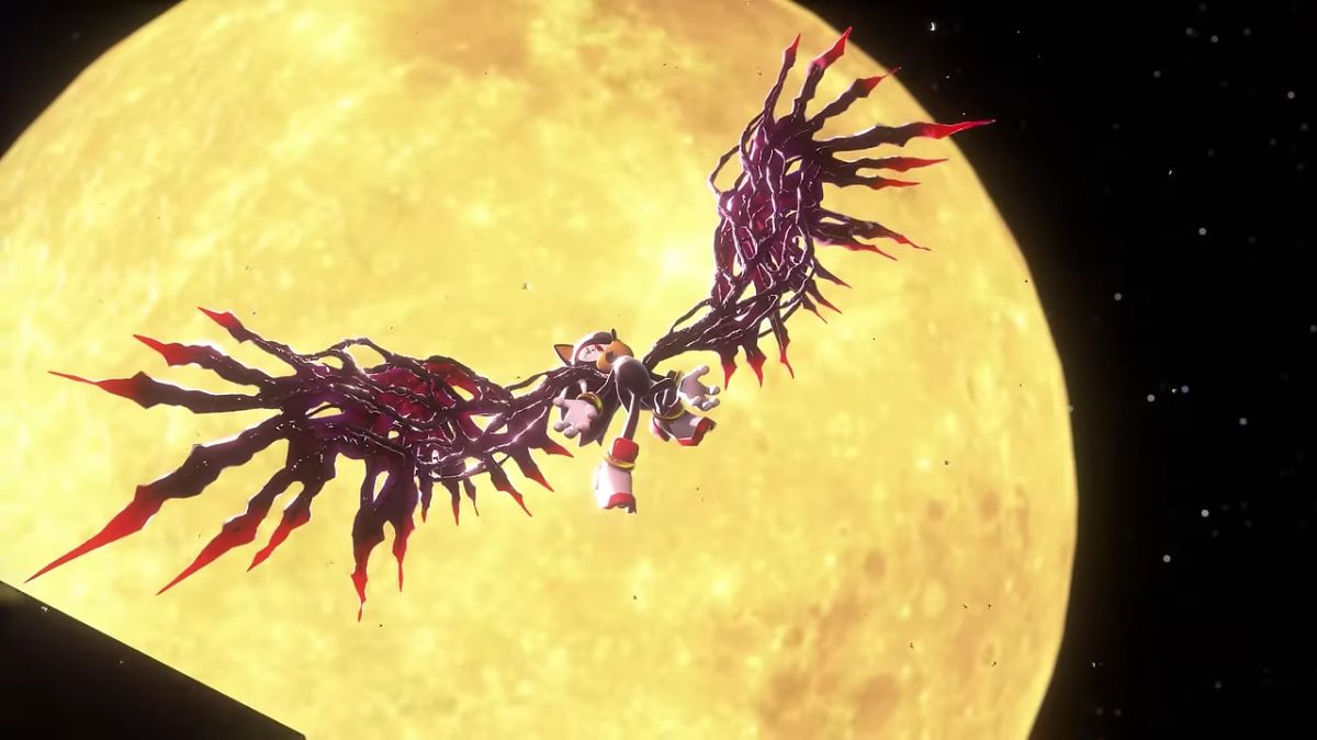 Shadow using his Venom symbiote-like wings