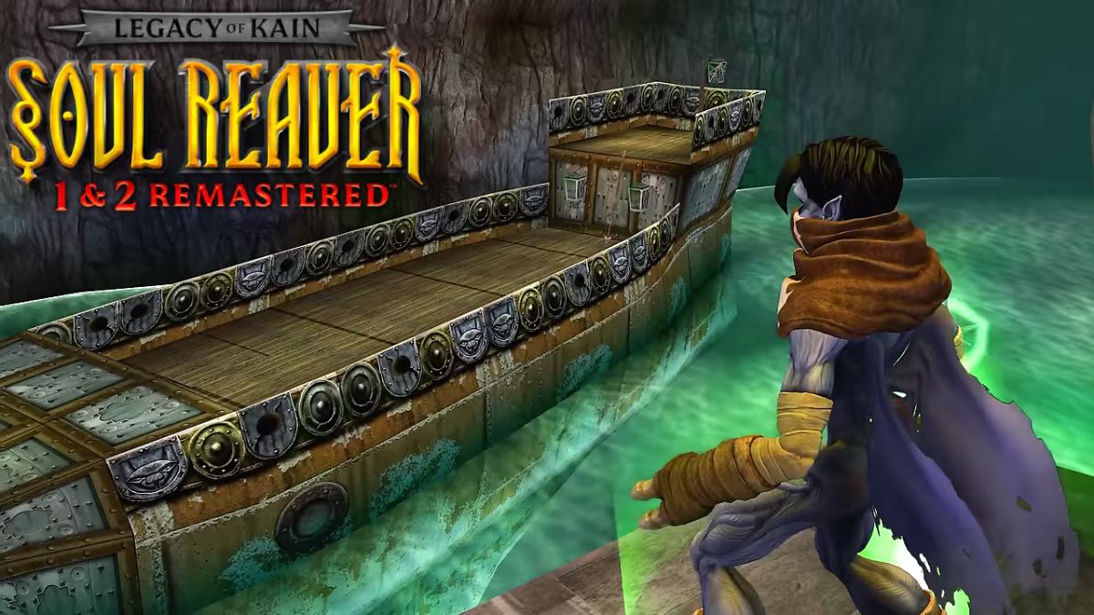 Legacy of Kain Soul Reaver 1-2 Remastered Raziel getting on a boat