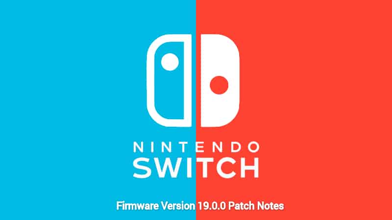 Nintendo Switch Receives Small Upgrade with Firmware Update 19.0.0