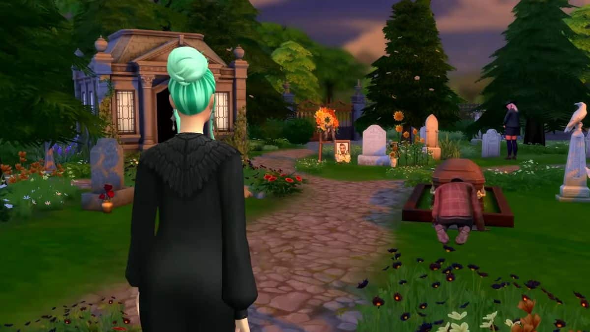 The Sims 4 Life & Death Expansion Pack Graveyard