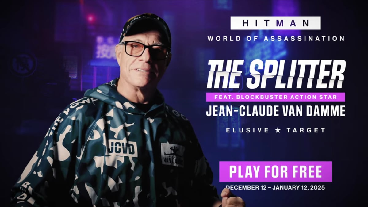 Jean-Claude Van Damme in HITMAN World of Assassination Promo