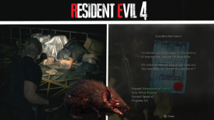 Resident Evil 4 Remake Even More Pest Control Guide with a Zombie Rat in the middle