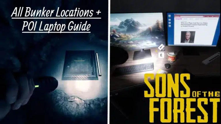 Home 6 Sons of the Forest Bunker Locations and POI Laptop Guide