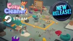 Cozy Cleaner Launches on Steam, Bringing Relaxing Cat-Themed Cleaning Gameplay