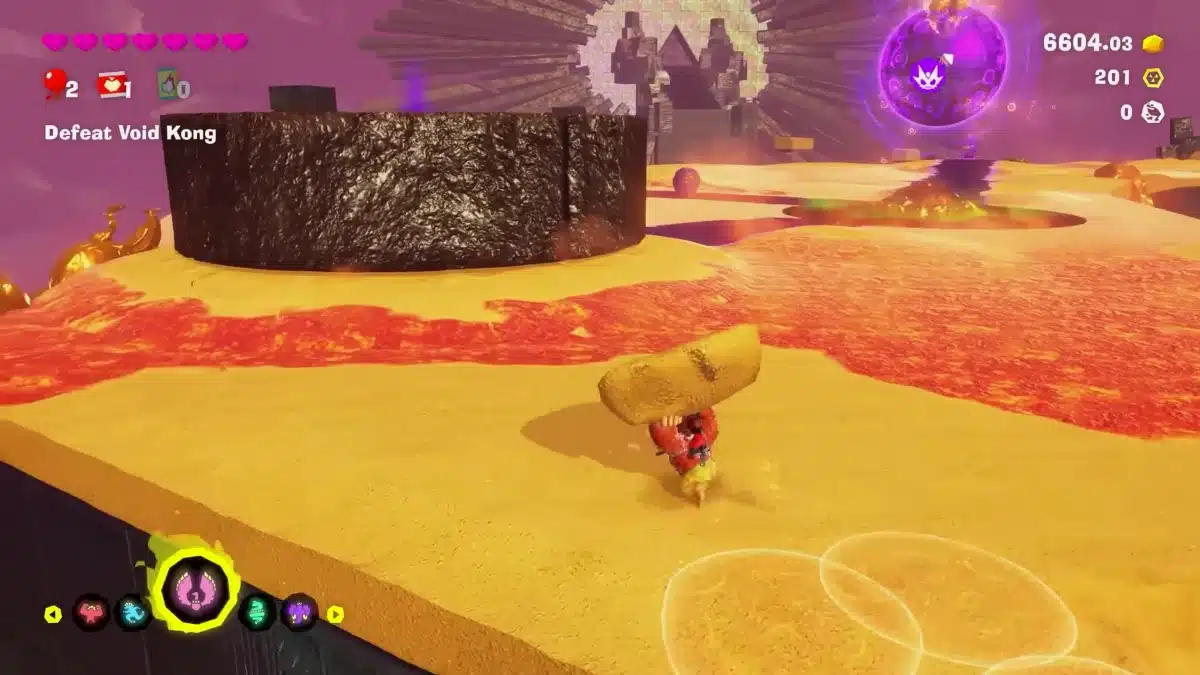 Defeat The Void King Boss Donkey Kong Bananza.