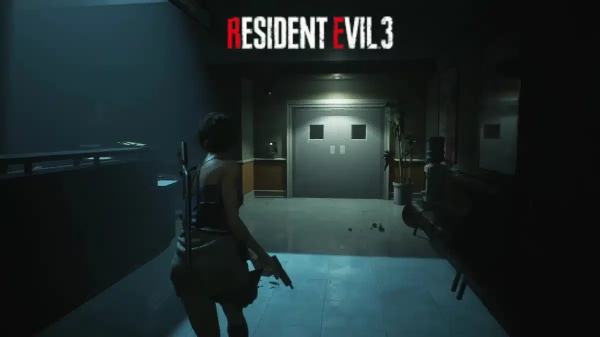 Top 10 Most Iconic Resident Evil Locations of All Time 3 Resident Evil 3 Remake Jill walking through the Hospital corridors.