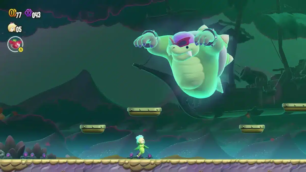Super Mario Bros. Wonder Roy Koopaling Battle.