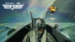 Battlefield 6 x Top Gun Carrier Strike with a pilot in a fighter jet