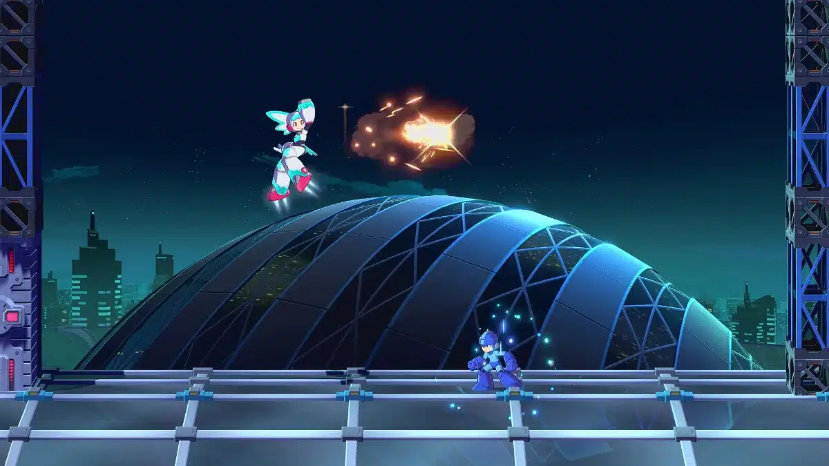 Mega Man Dual Override Twinkle Girl Boss Fight.