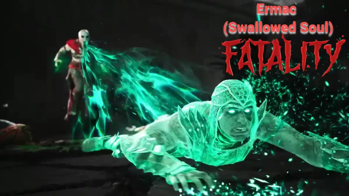 Mortal Kombat 1 Ermac Swallowed Soul Fatality.