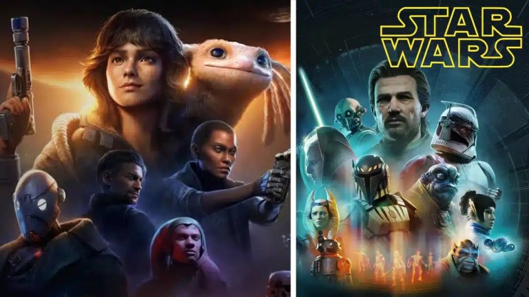 Left is Star Wars Outlaws characters, right is Star Wars Zero Company characters.