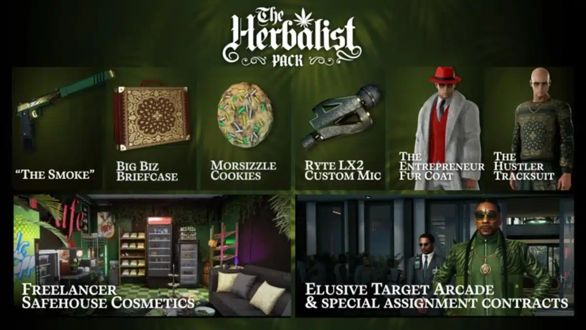 The Herbalist DLC Pack in Hitman World of Assassination.