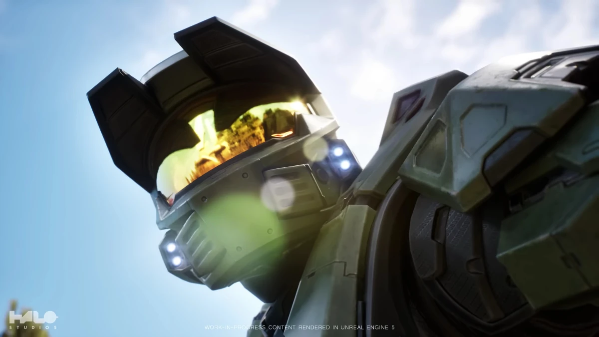 Master Chief in Halo Studios Project Foundry Unreal Engine 5 footage