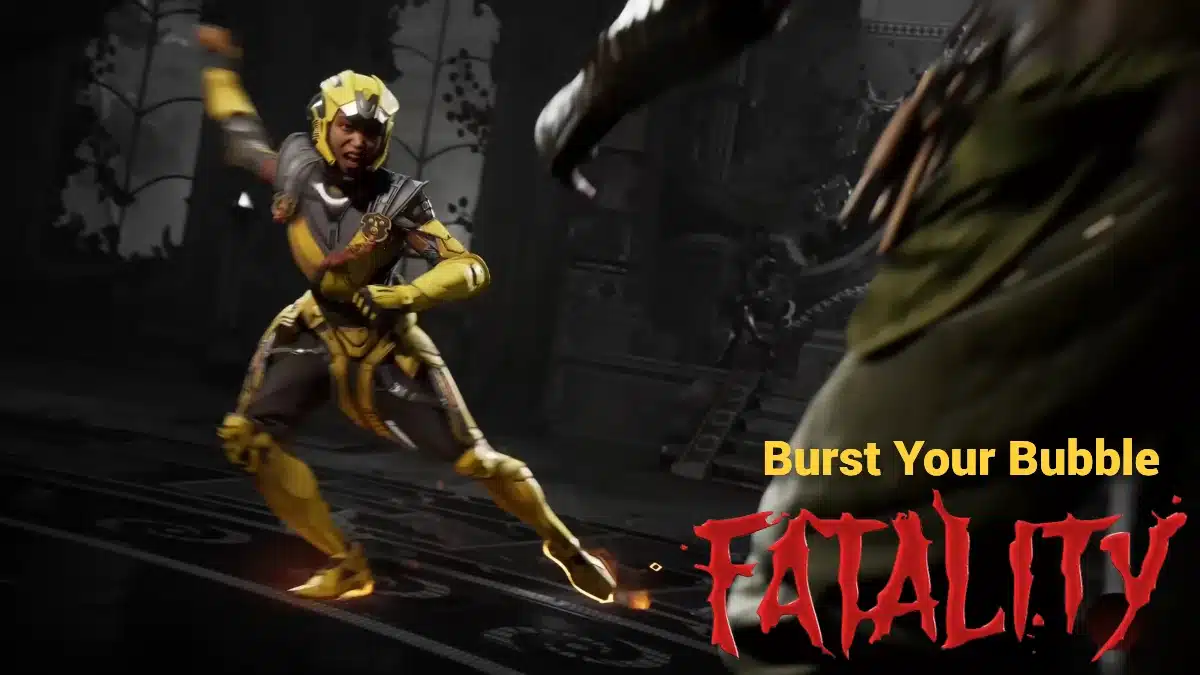 Mortal Kombat 1 Cyrax Burst Your Bubble Fatality
