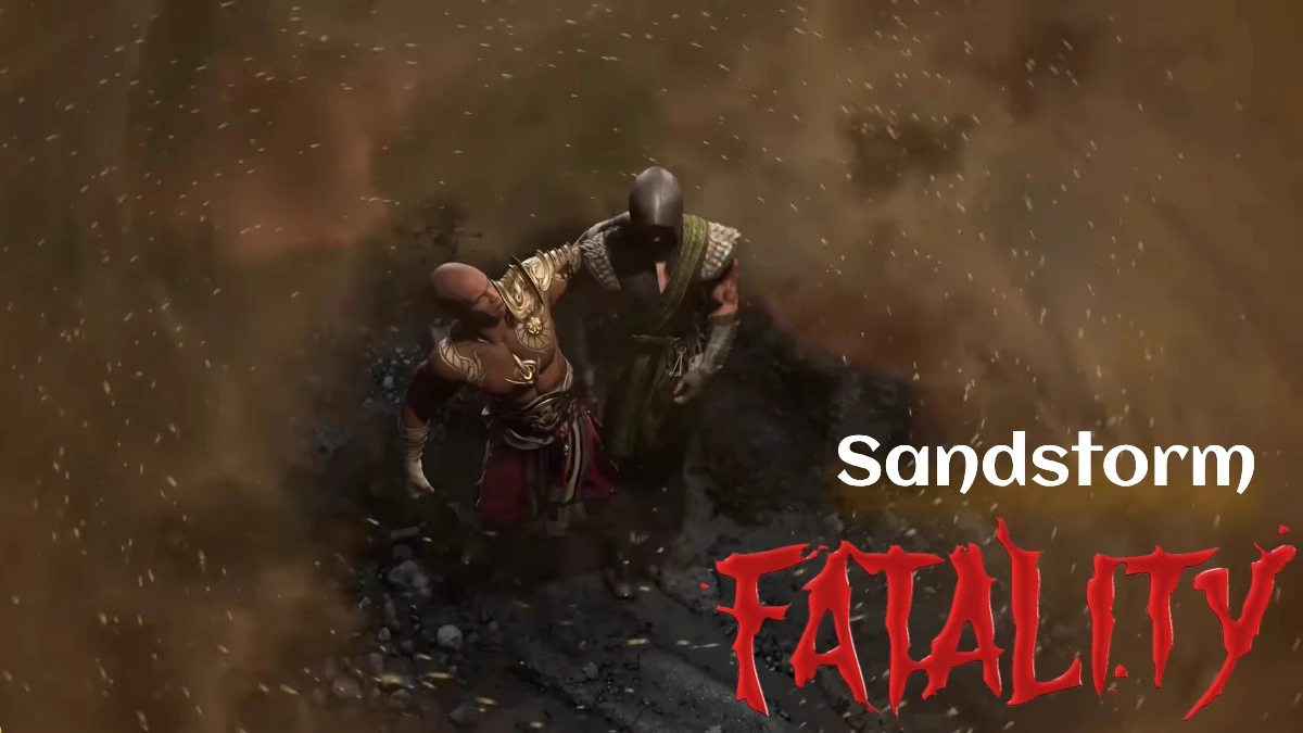 Mortal Kombat 1 Geras Sandstorm Fatality