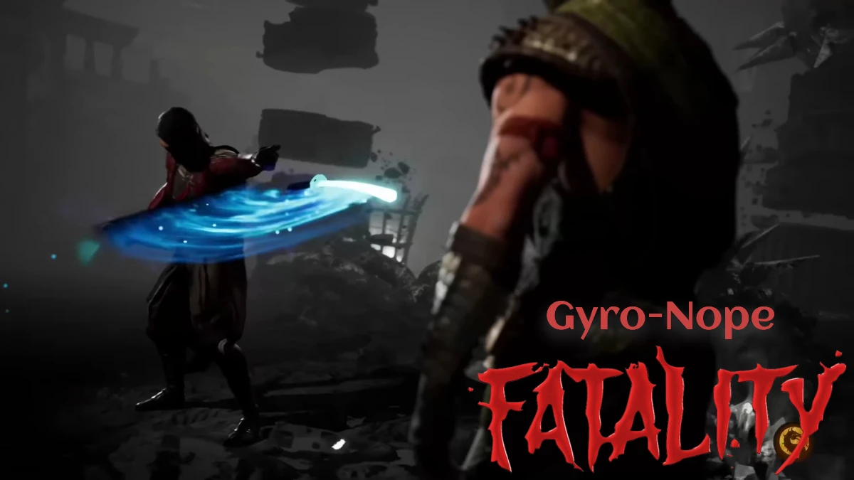 Mortal Kombat 1 Kenshi Gyro-Nope Fatality