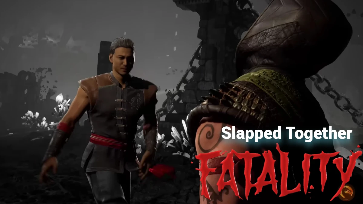 Mortal Kombat 1 Kung Lao Slapped Together Fatality