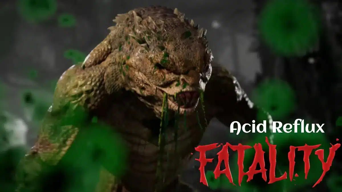 Mortal Kombat 1 Reptile Acid Reflux Fatality