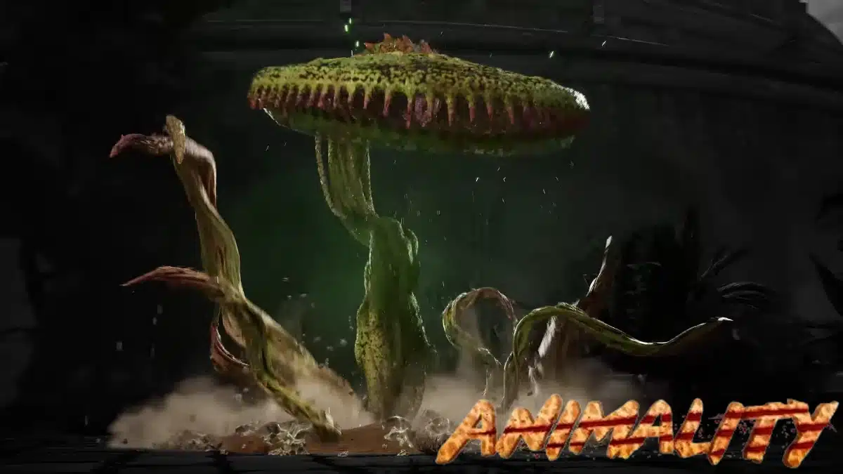 Mortal Kombat 1 Reptile Venus flytrap Animality (Feed Me, Syzoth)
