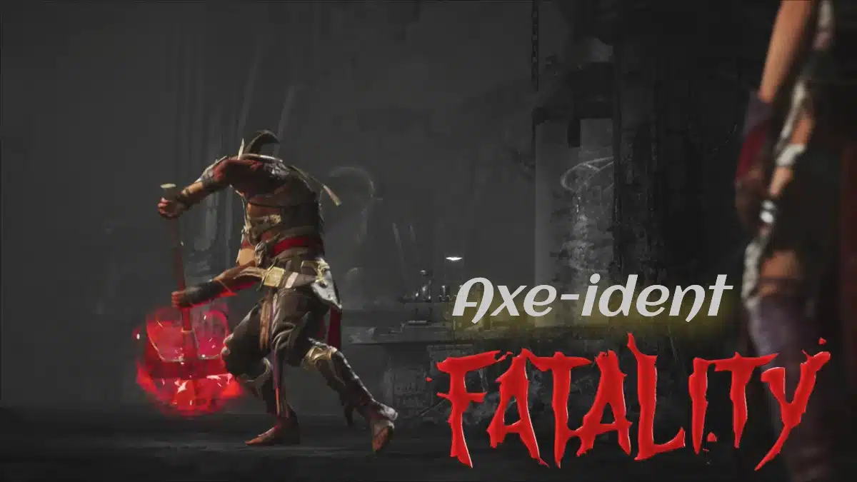 Mortal Kombat 1 General Shao Axe-ident Fatality