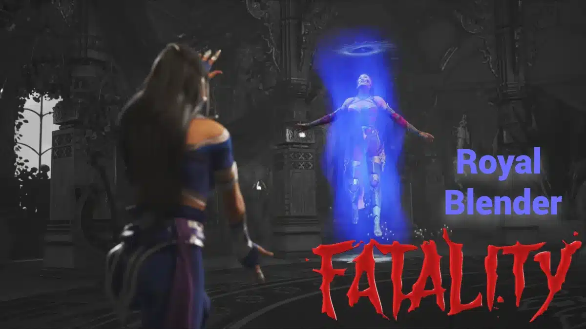 Mortal Kombat 1 Kitana Royal Blender Fatality