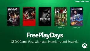 Xbox Free Play Days Offers 5 Games, But Only One Needs No Game Pass
